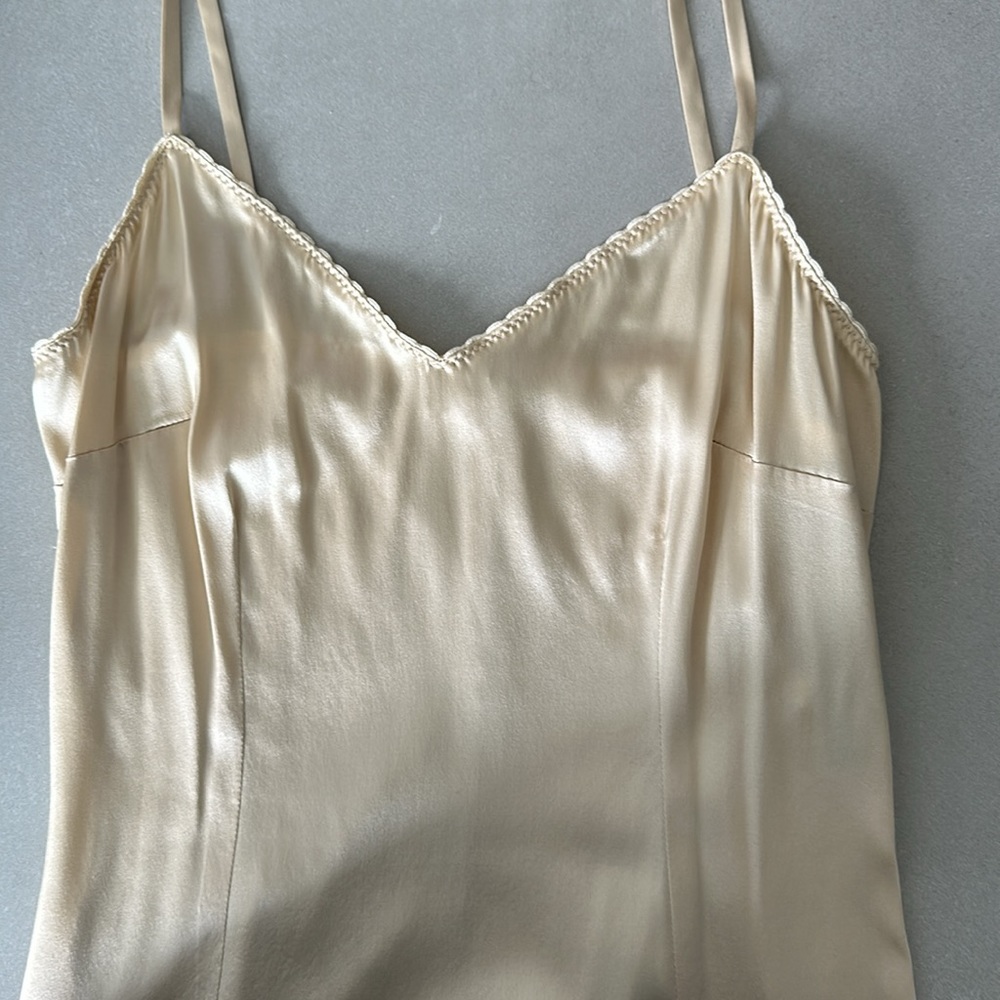 Dolce & Gabbana Lace Dress 100% Silk Removable Slip Size 40 Italian - Picture 6 of 8